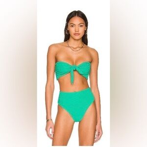 Revolve ACACIA Baker Ribbed Bikini in Pine